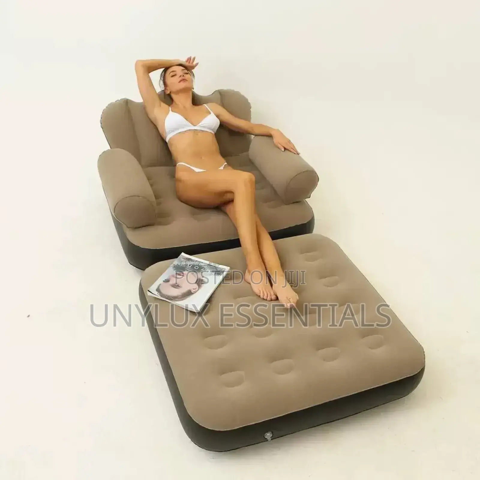 2 in 1 Flexi-Lounge Inflatable Sofa