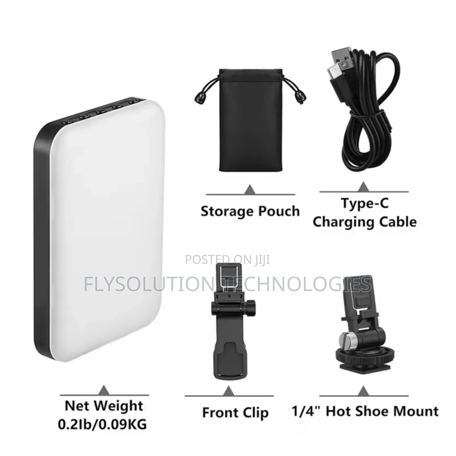Mobile Phone Led Influencer Light Rechargeable 3 Mode Colour