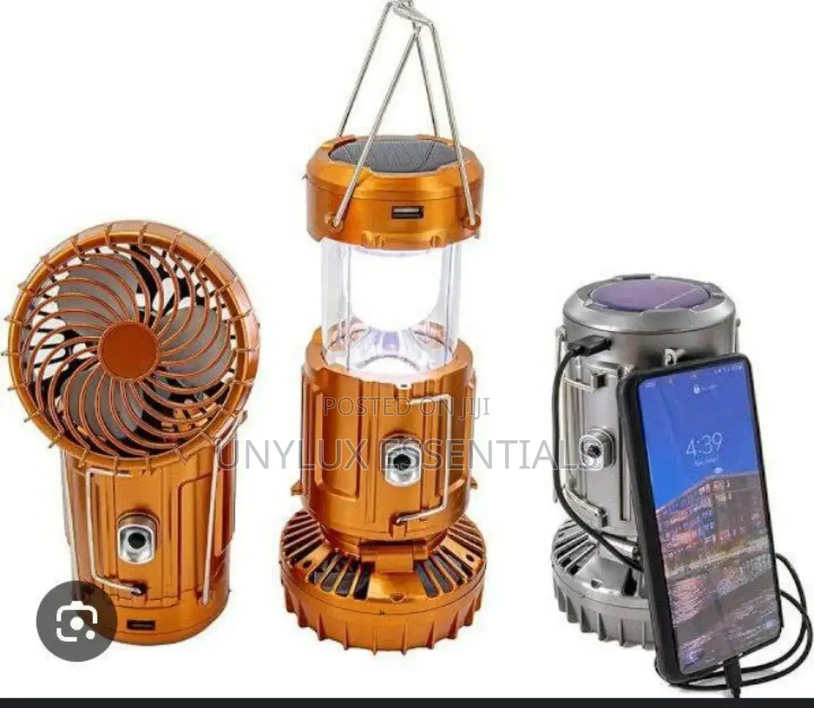 Rechargeable Torch With Fan