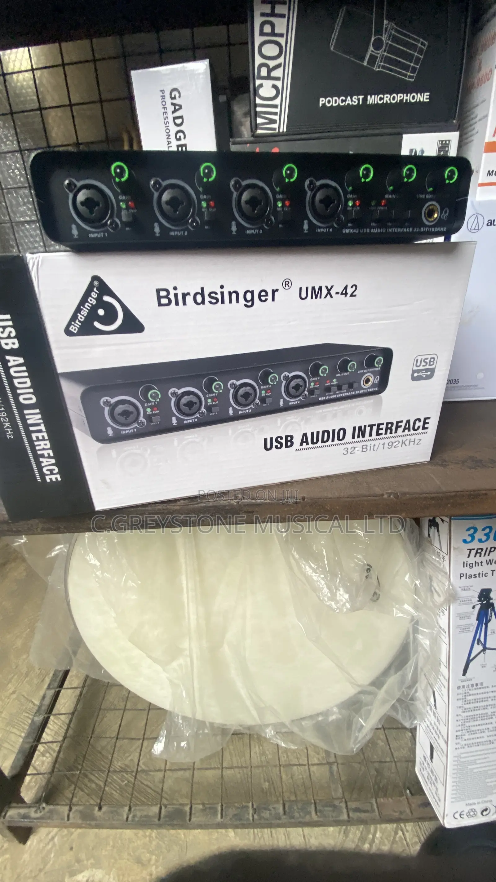 Audio Interface Birdsinger Umx42 4channels Sound Card