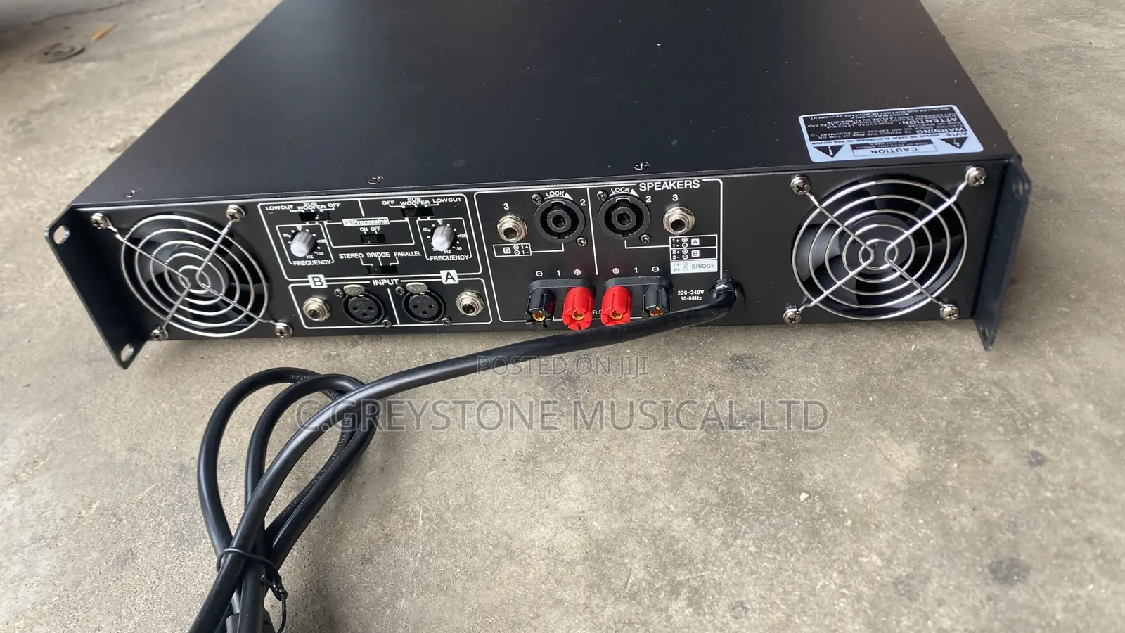 JBL Amplifier E8300