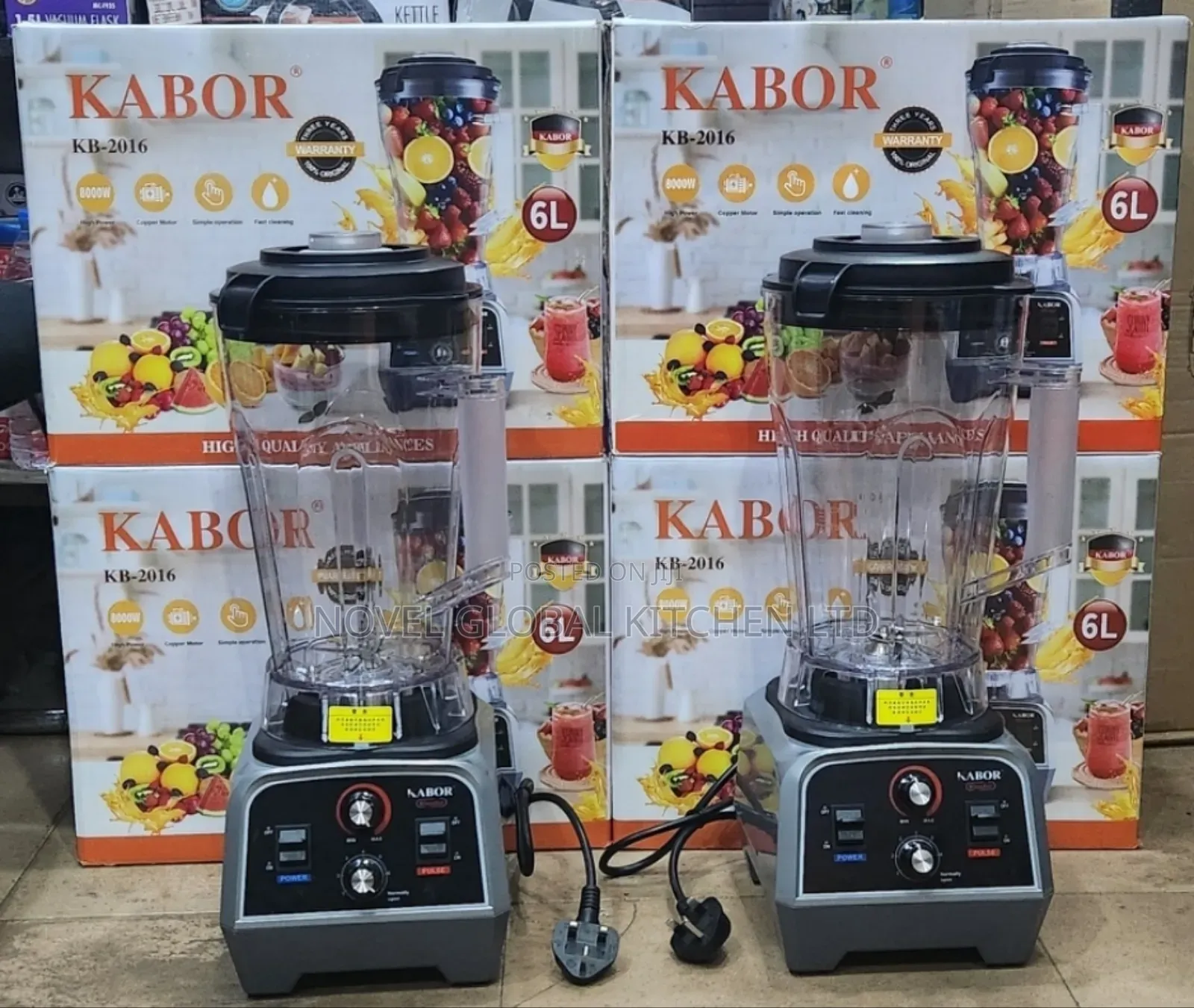 6.0l Capacity Kabor Commercial Blender