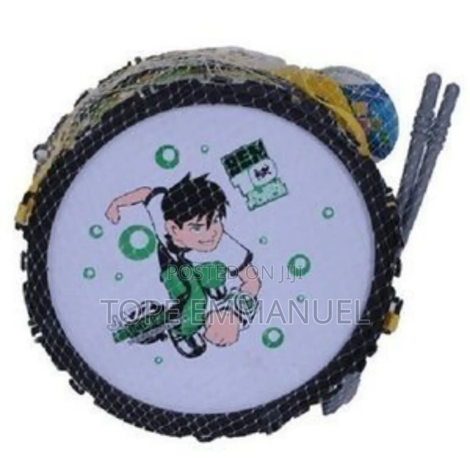 Ben 10 Children Drum Set With Sticks