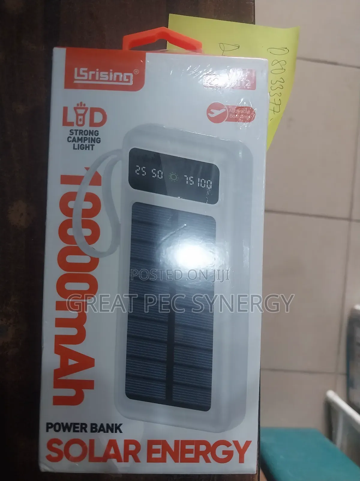 Power Bank 10000 Mah Solar Energy
