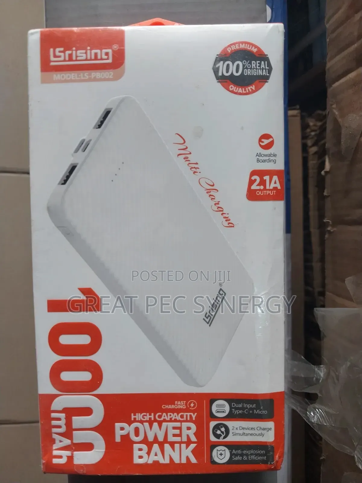 10,000 Mah Power Bank - Ls-pb002