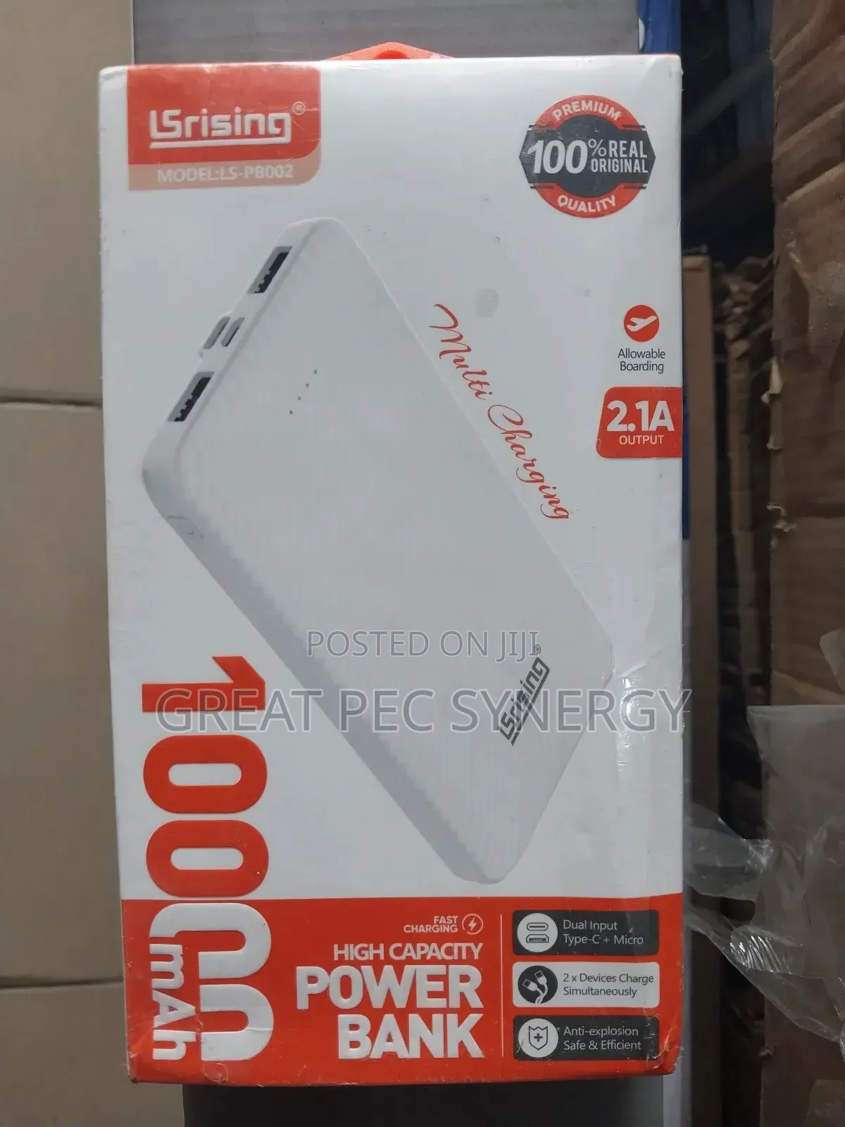 10,000 Mah Power Bank - Ls-pb002