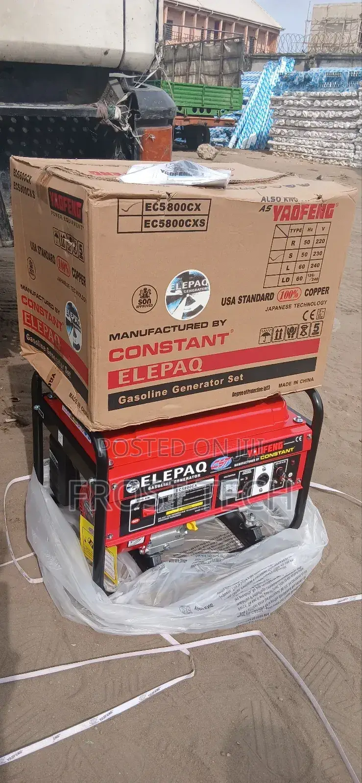 Original Elepaq Constant Yaofeng 2.8kva 100% Copper Generator