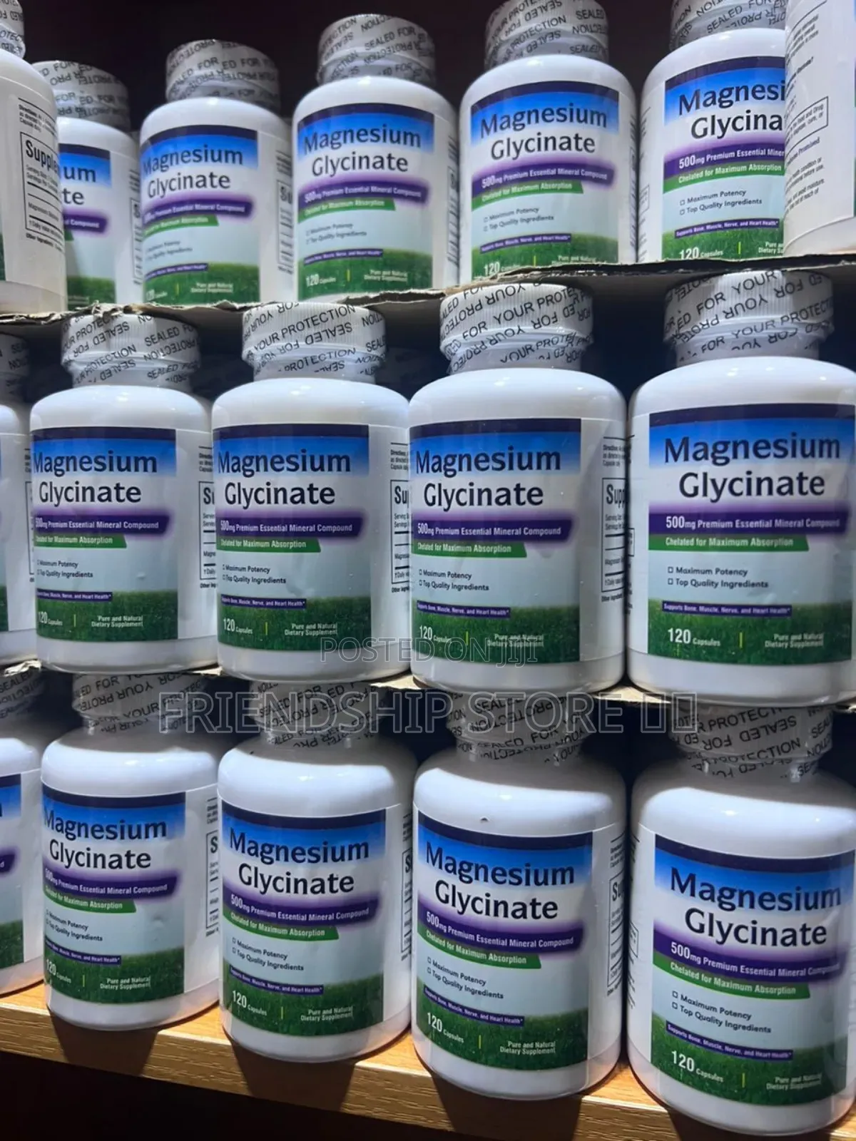 Magnesium Glycinate 500 Mg 120 Capsules