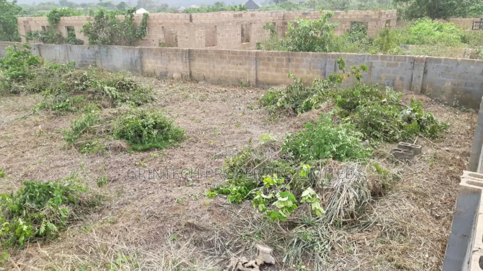 Fenced and Gated Plot of Land for Sale in Ogijo