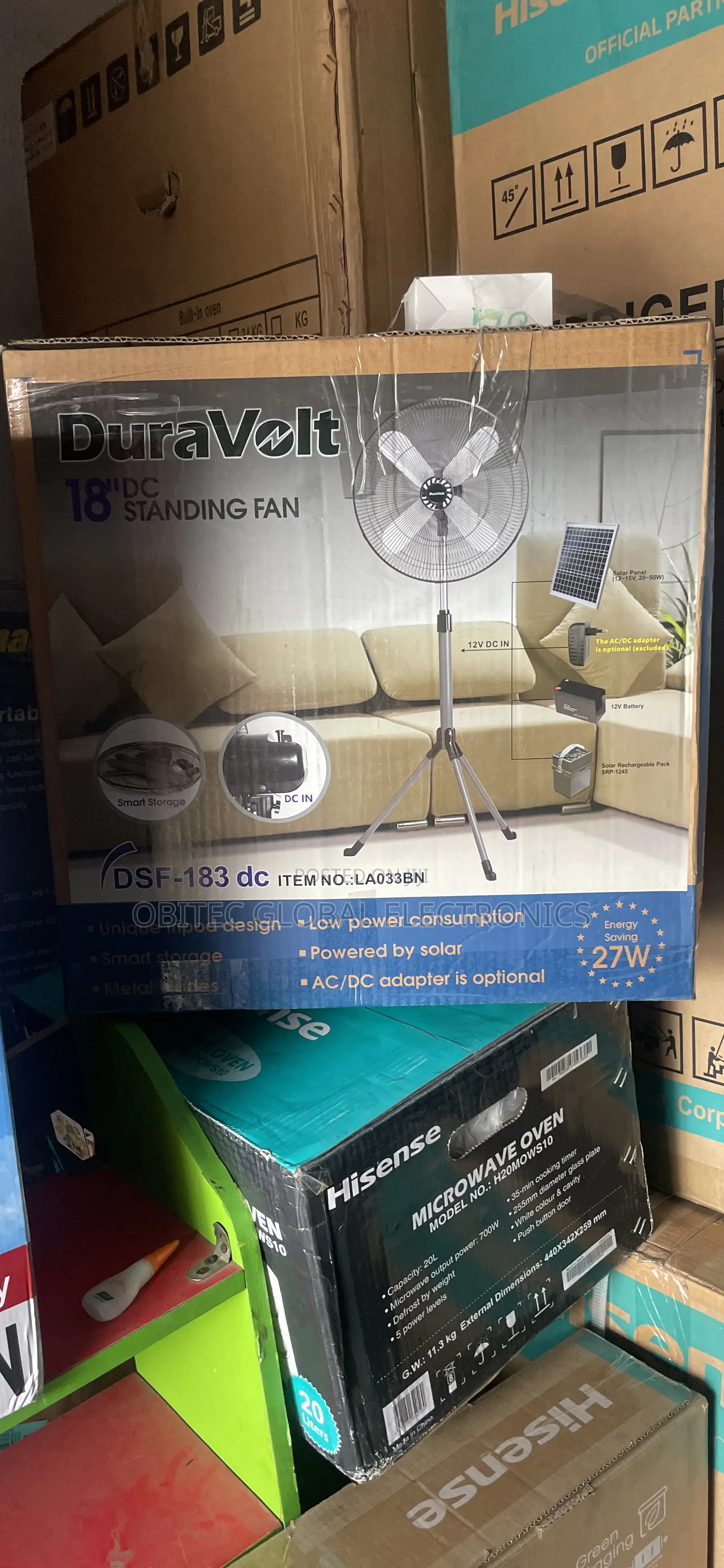 Duravolt Ac/Dc Inverter Fan 18inches