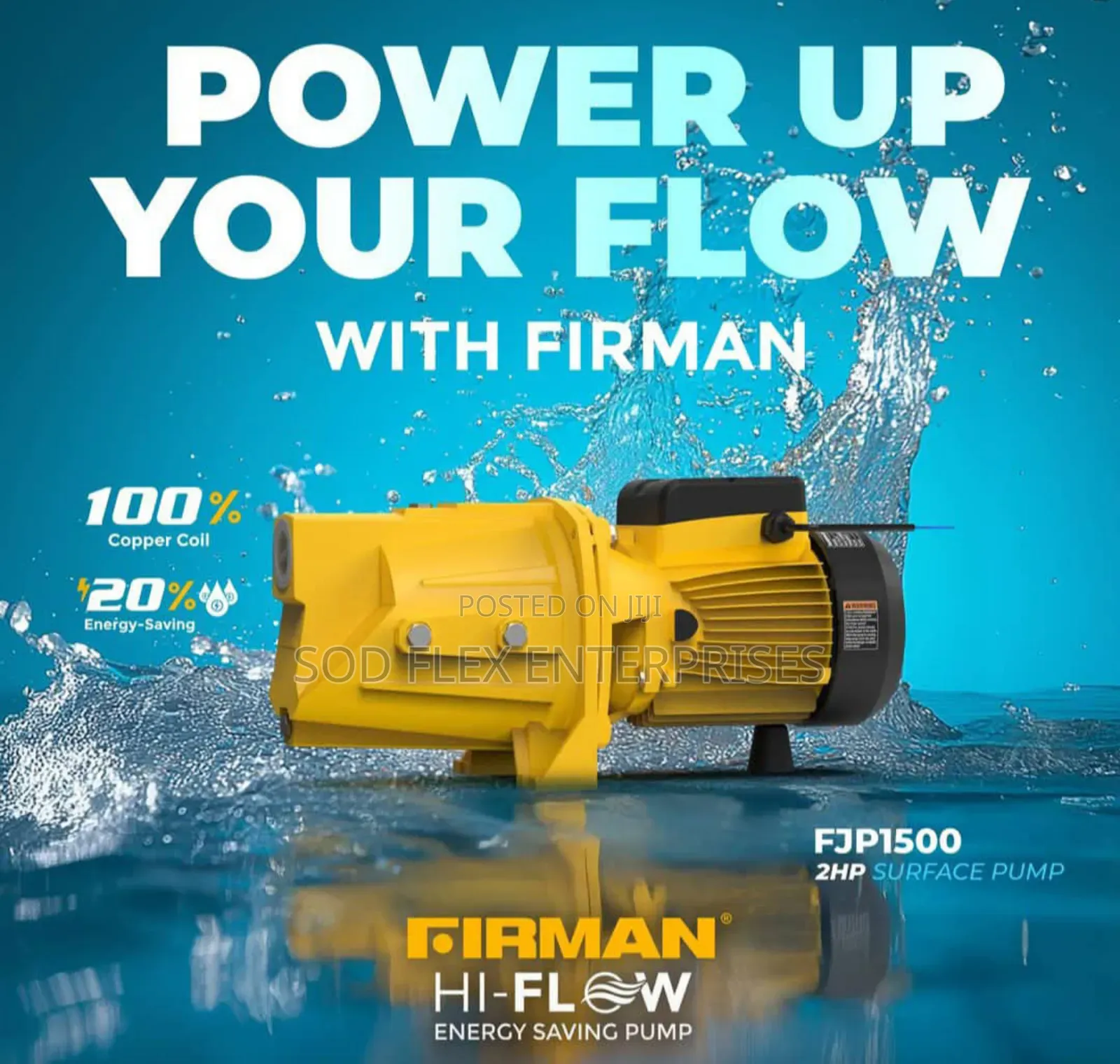 2hp 100% Pure Copper Wire Firman Pump Machine