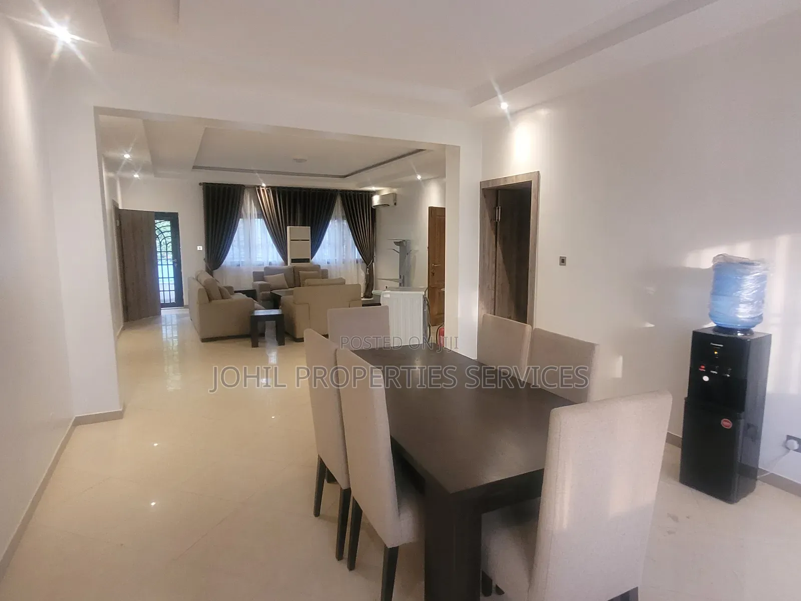 Furnished 3bdrm Apartment in Wuse 2 for rent
