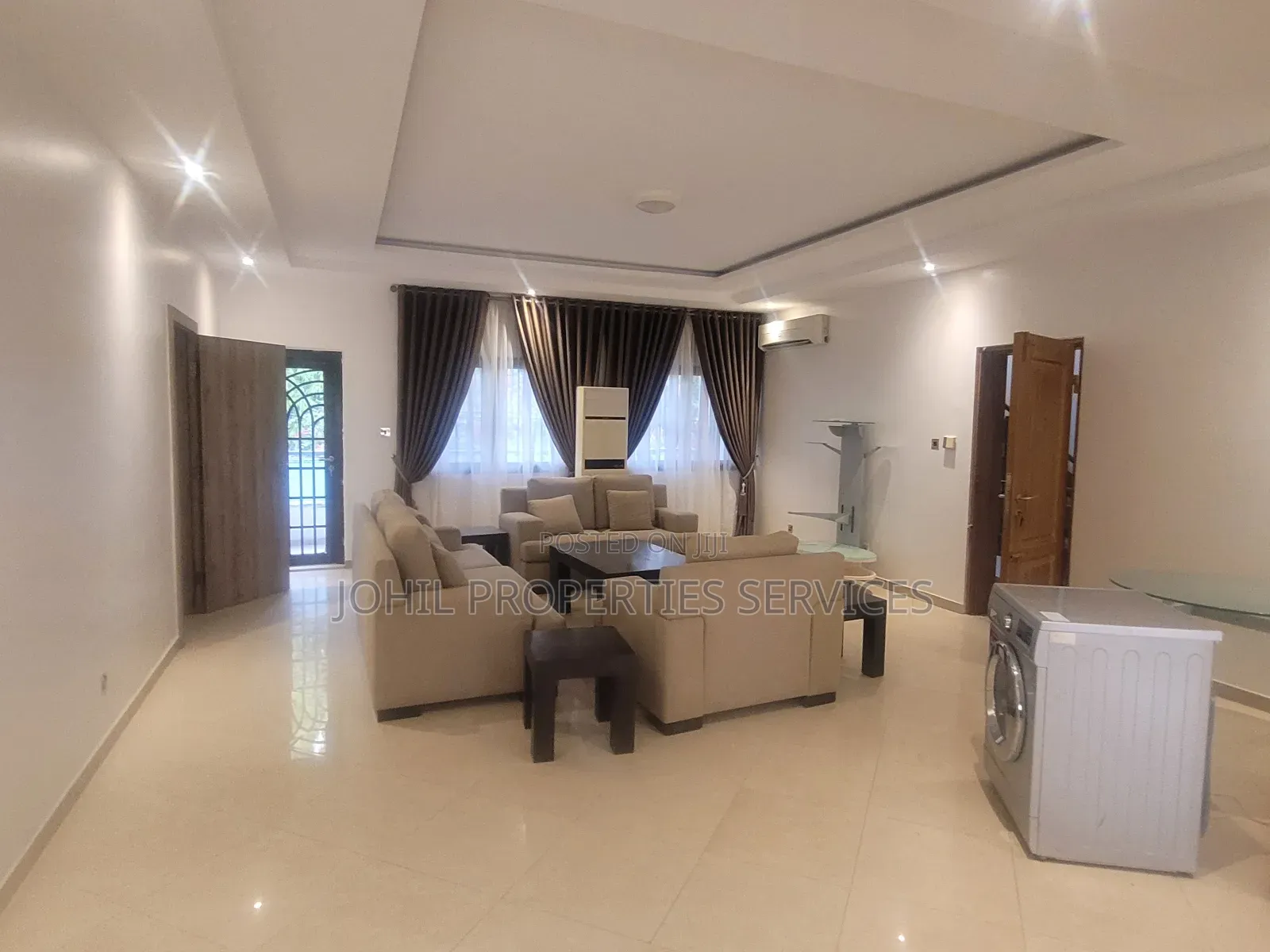 Furnished 3bdrm Apartment in Wuse 2 for rent