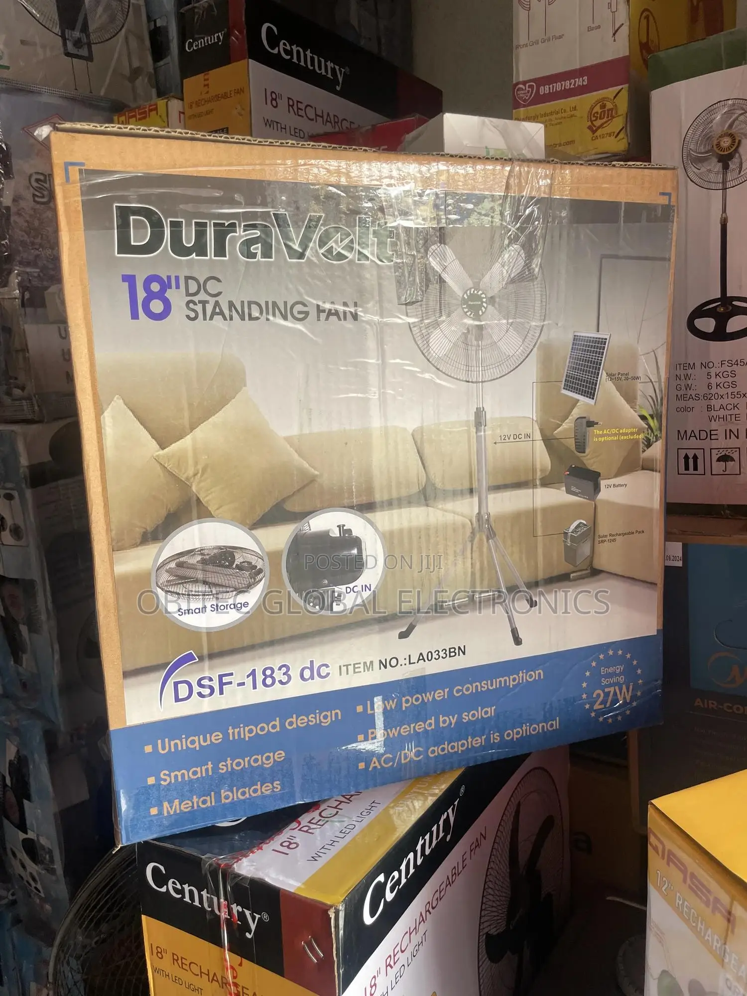 Duravolt Ac/Dc Inverter Fan 18inches