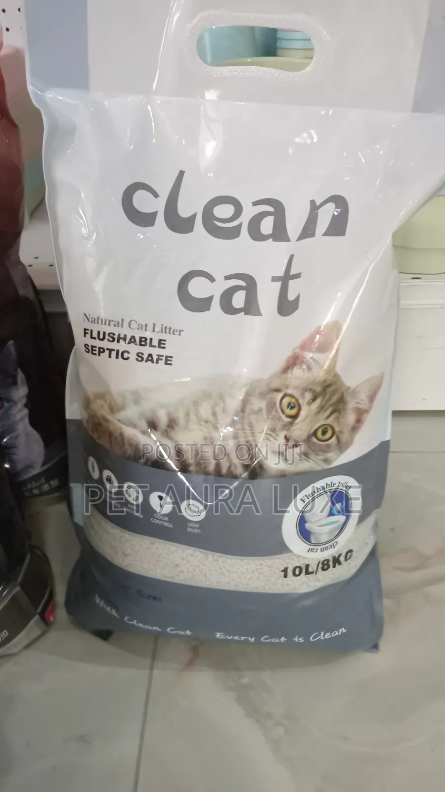 Clean Cat Flushable Litter Sand[10l/8kg]