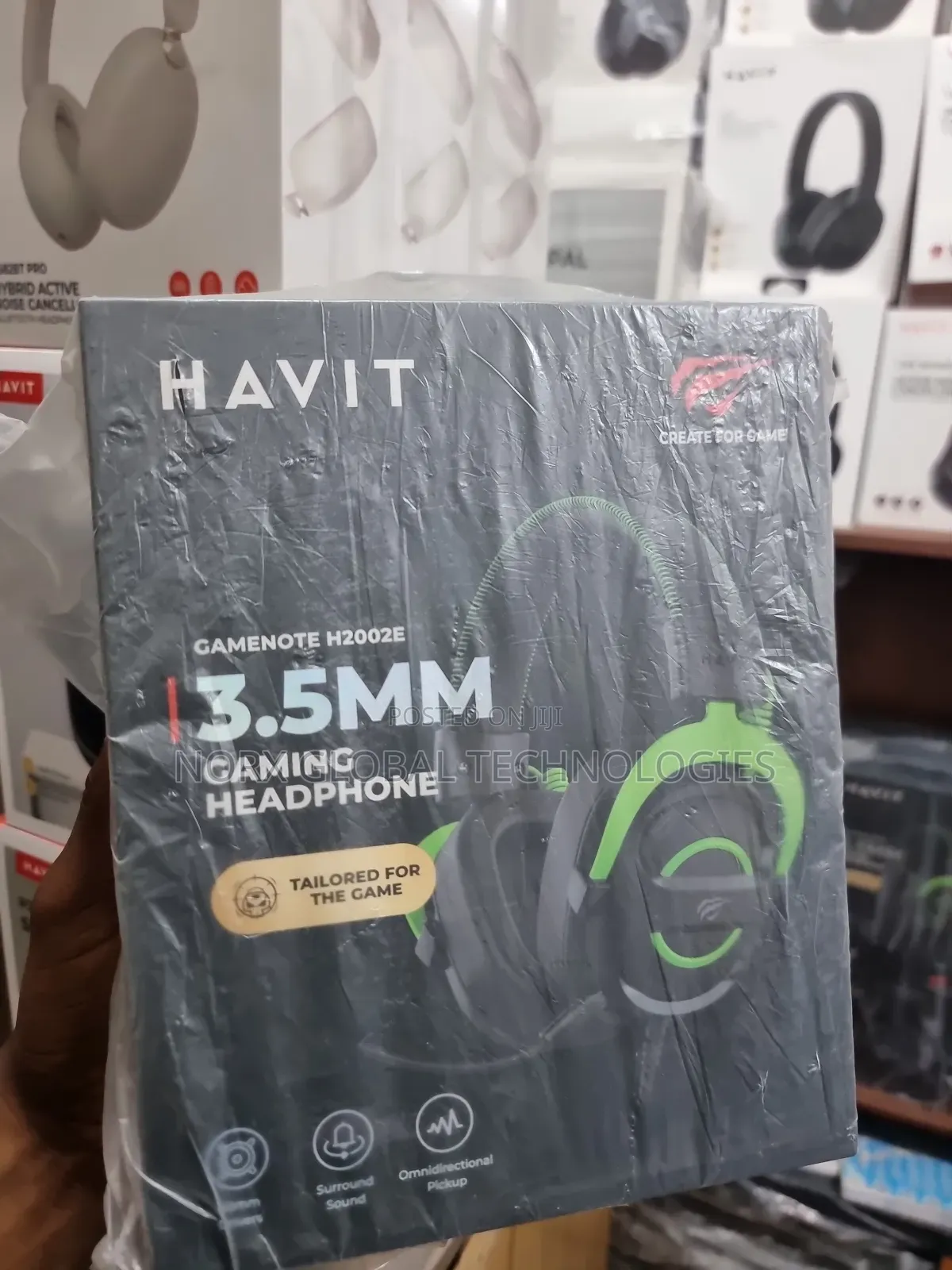Havitv H2002e Pro High Magnetic 60mm Speaker Wired Gaming Headphones