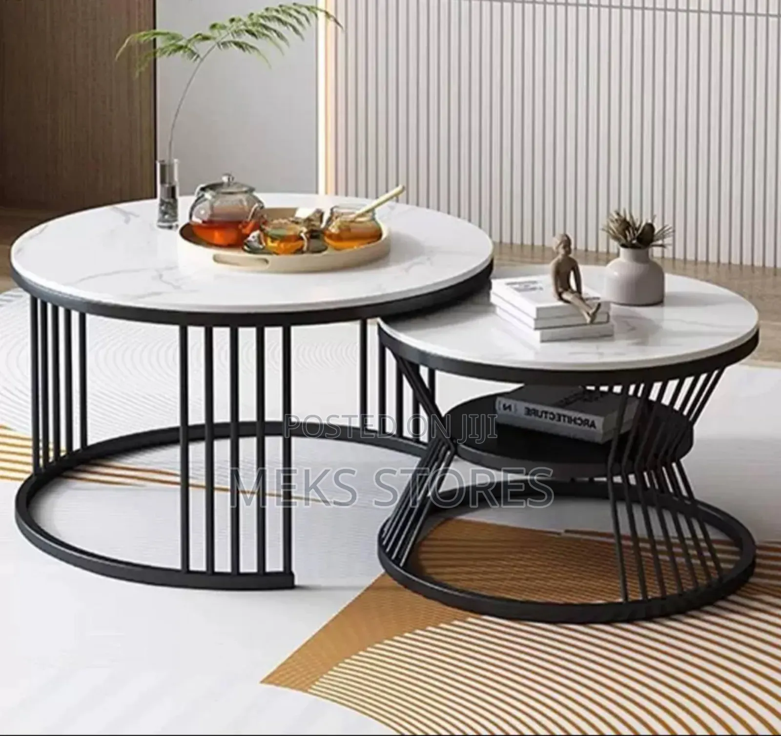 2 Set Marble Centre Table
