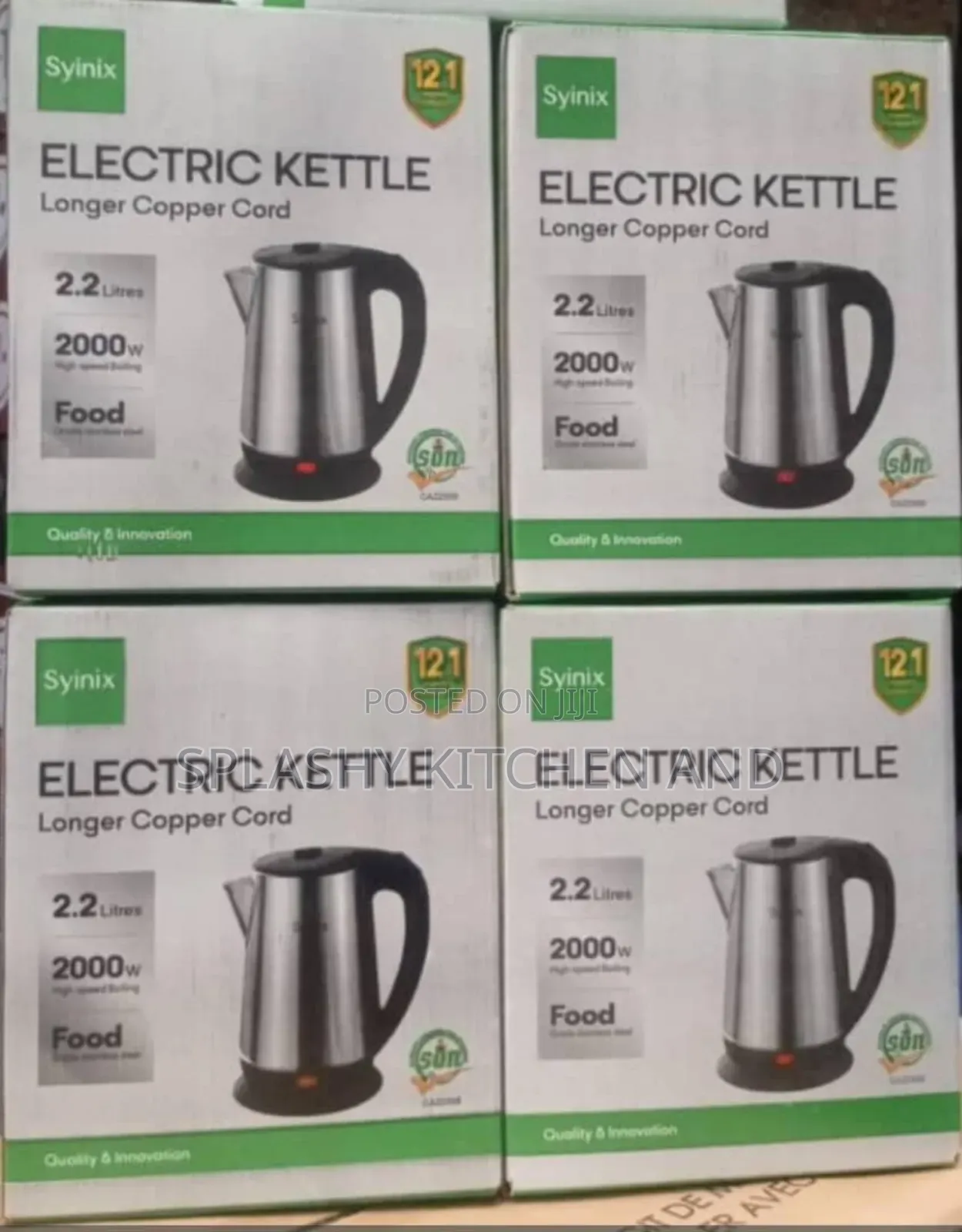 Syinix 2.2l Electric Kettle/Jug