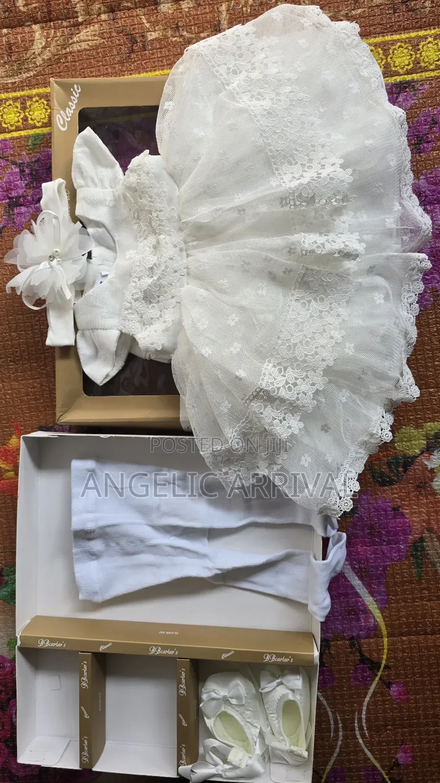 Turkey Christening Baby Gown Set