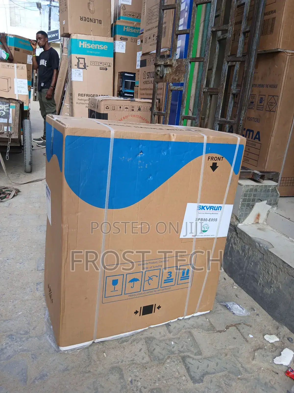 Skyrun 7kg Twin Tub Washing Machine, Wash and Spin.