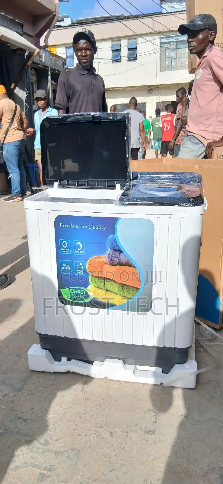 Skyrun 7kg Twin Tub Washing Machine, Wash and Spin.