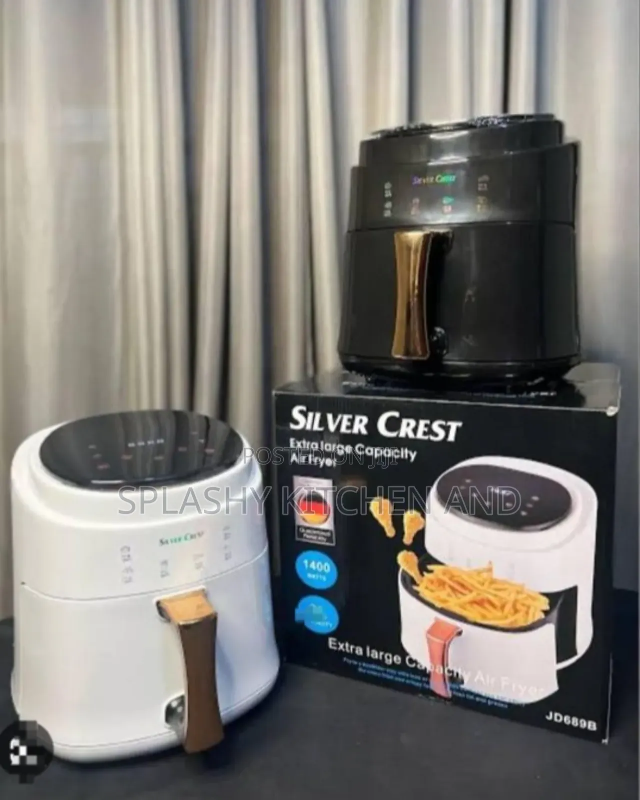 Silver Crest 12l Electric Digital Touch Screen Air Fryer Oven