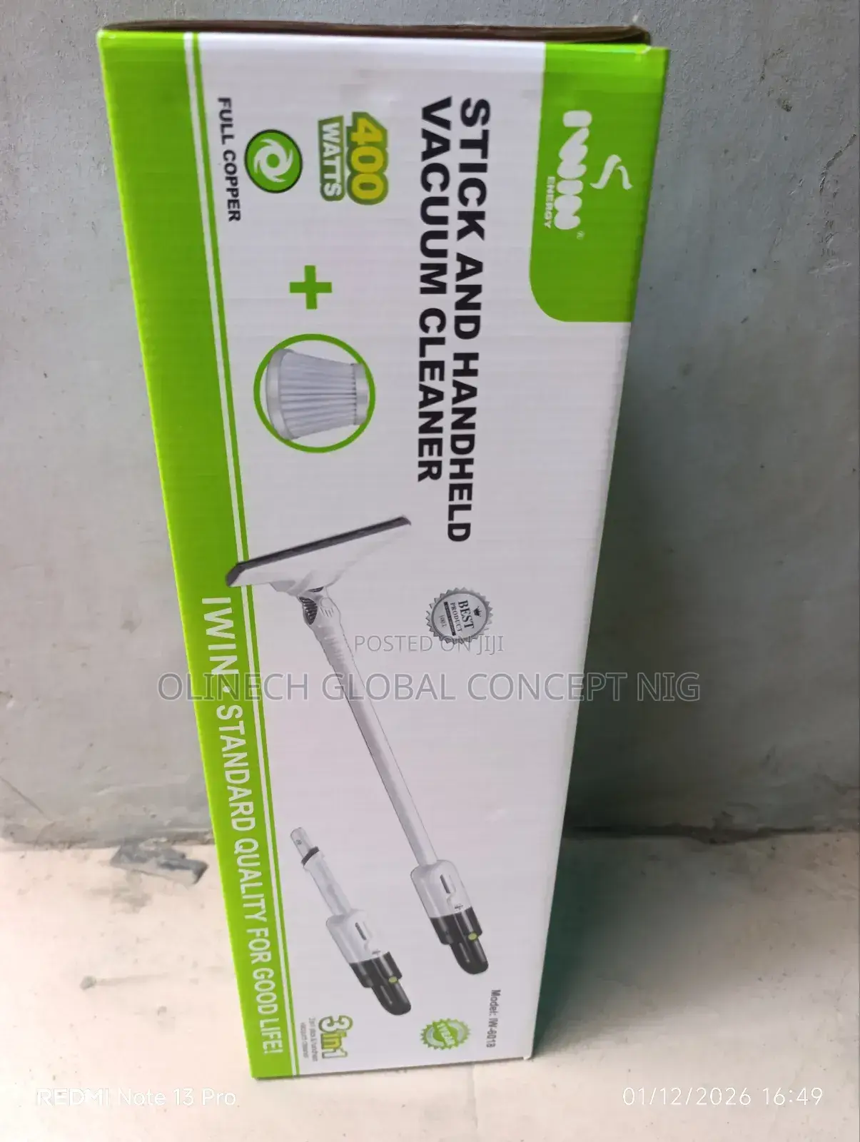 Iwin Stick And Handle Vacuum Cleaner