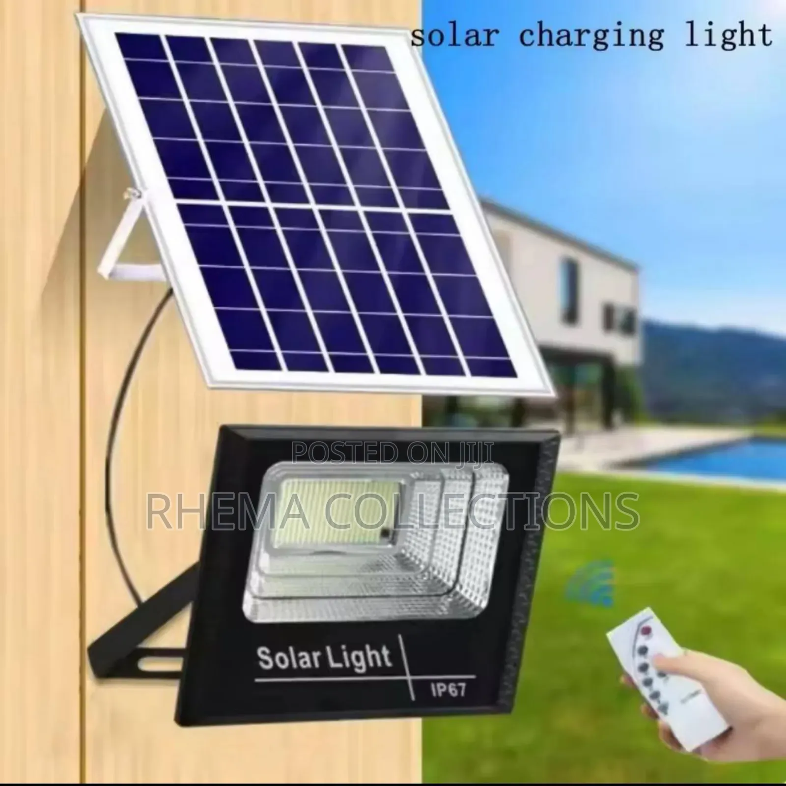Solar Flood Light With Remote