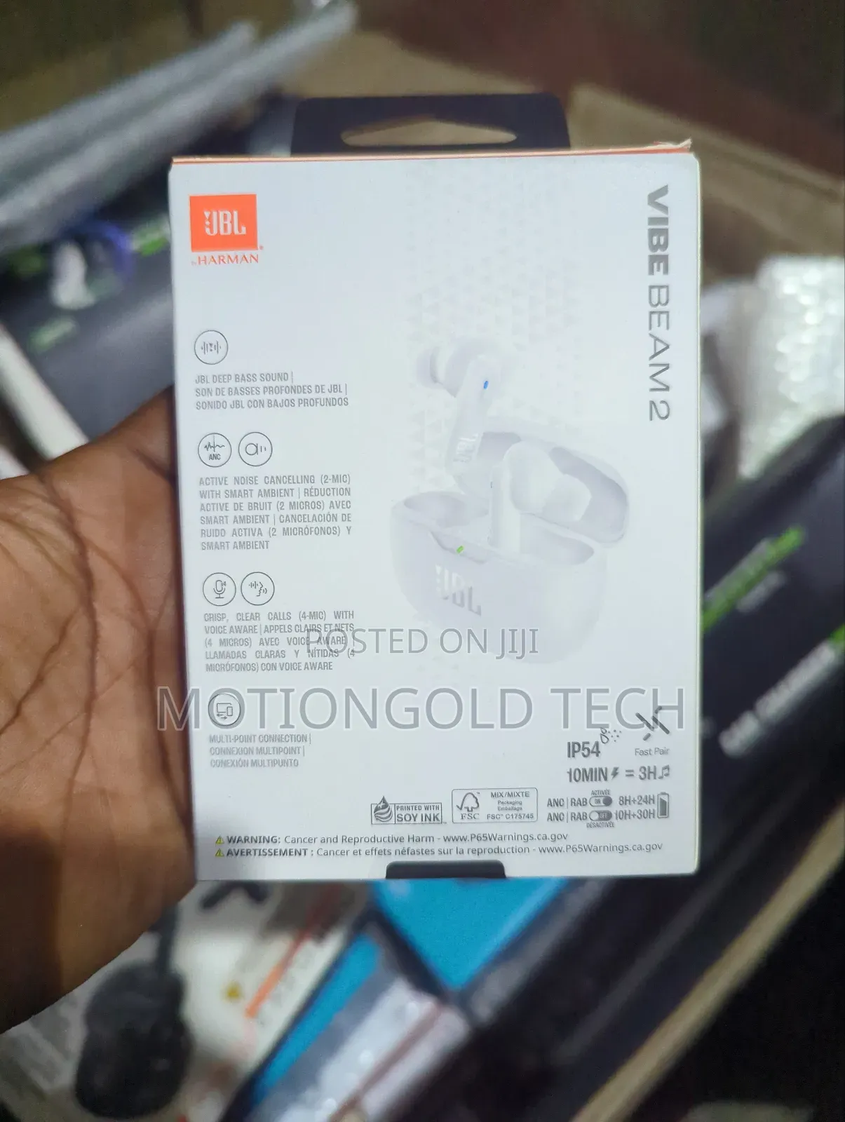 JBL Vibe Beam 2 Bluetooth Earbuds