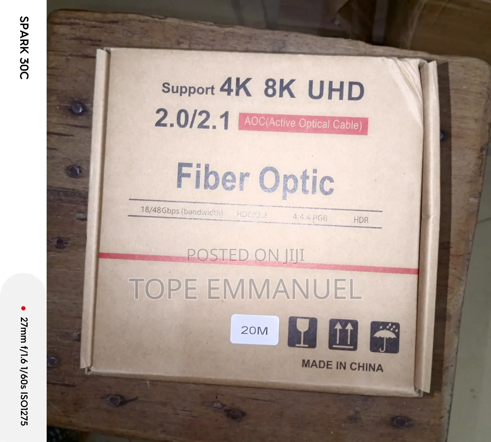 Optic Fiber Hdmi Cable 20m