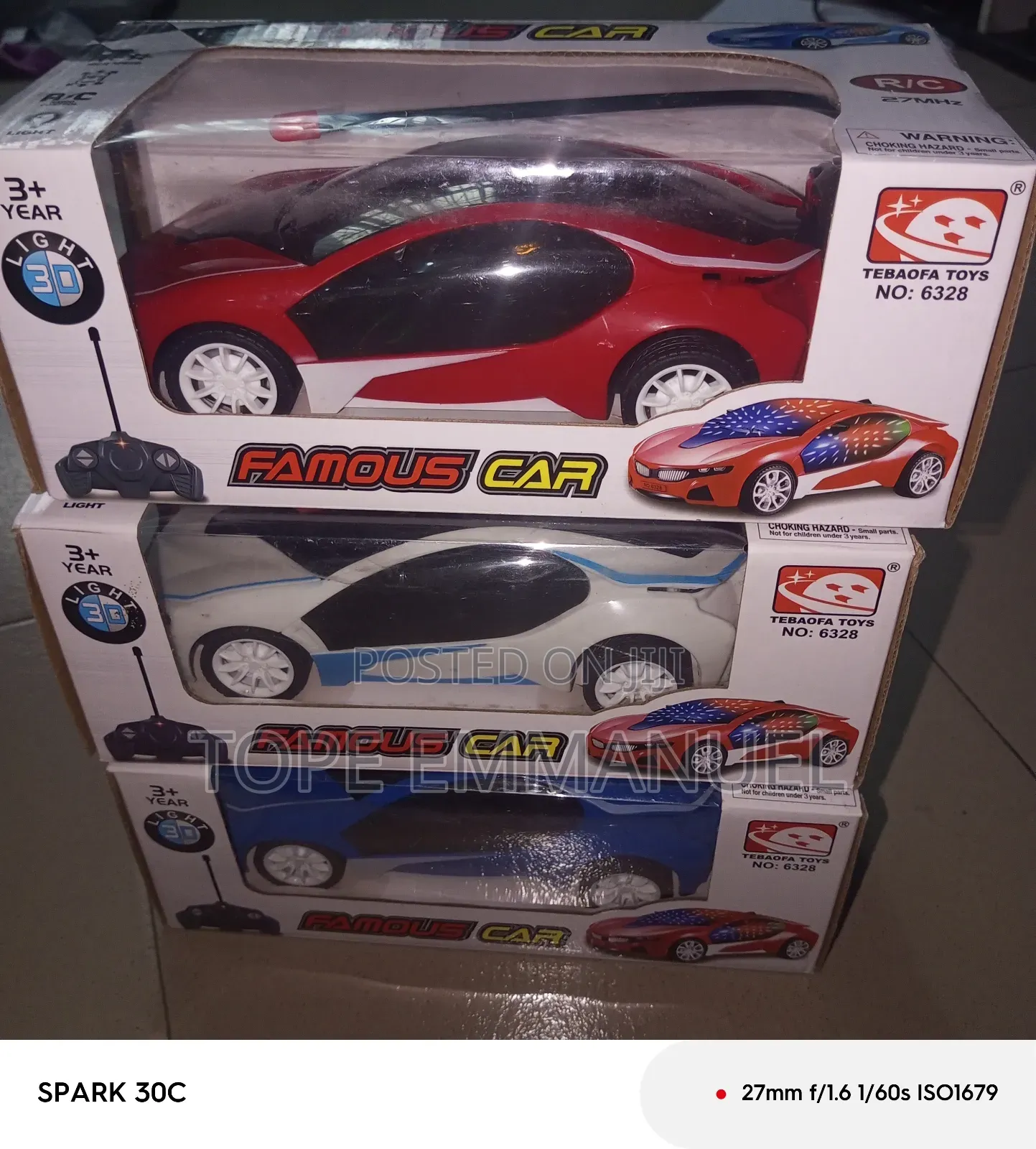 3d Famous Remote Control Toy Can