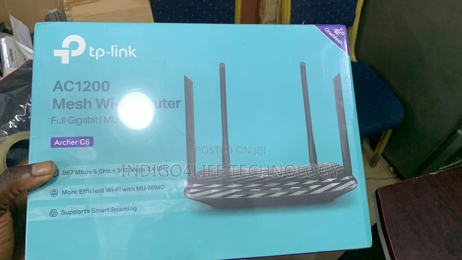Tp-Link Ac 1200 Mesh Wi-Fi Router Archer C6