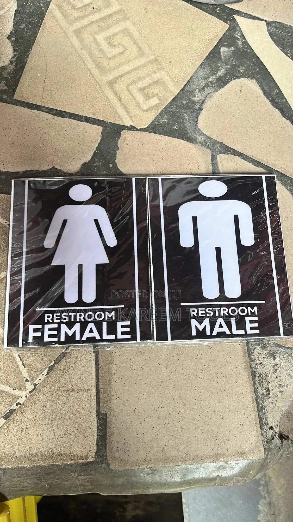 Male And Female Restroom Signs