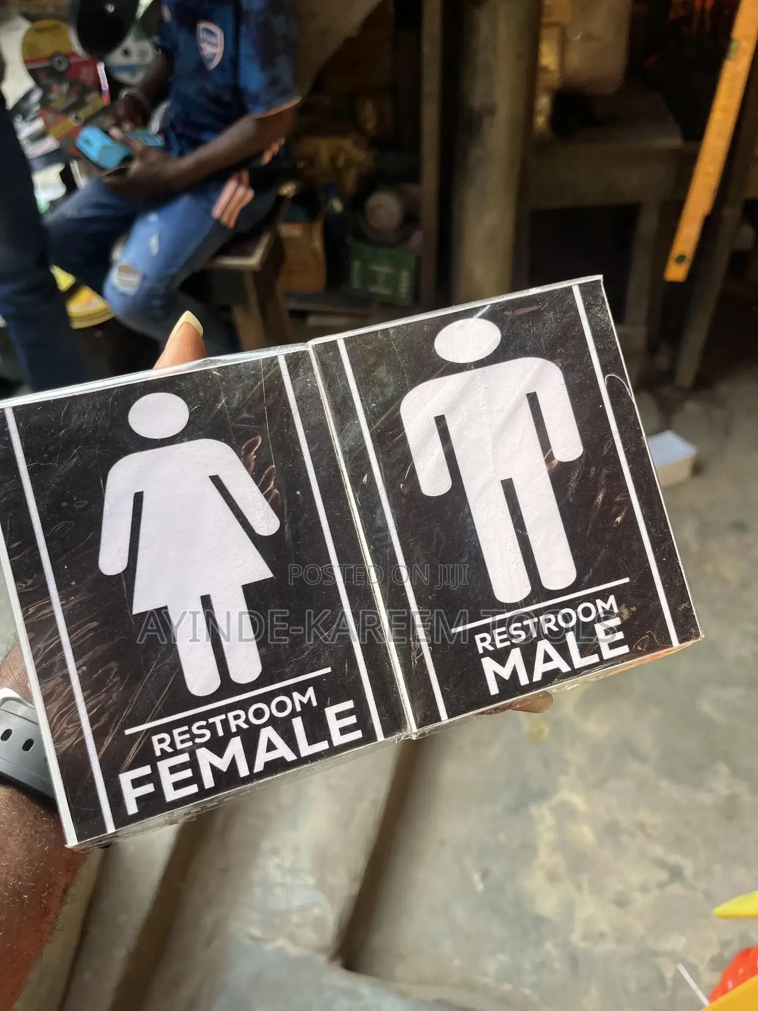 Male And Female Restroom Signs