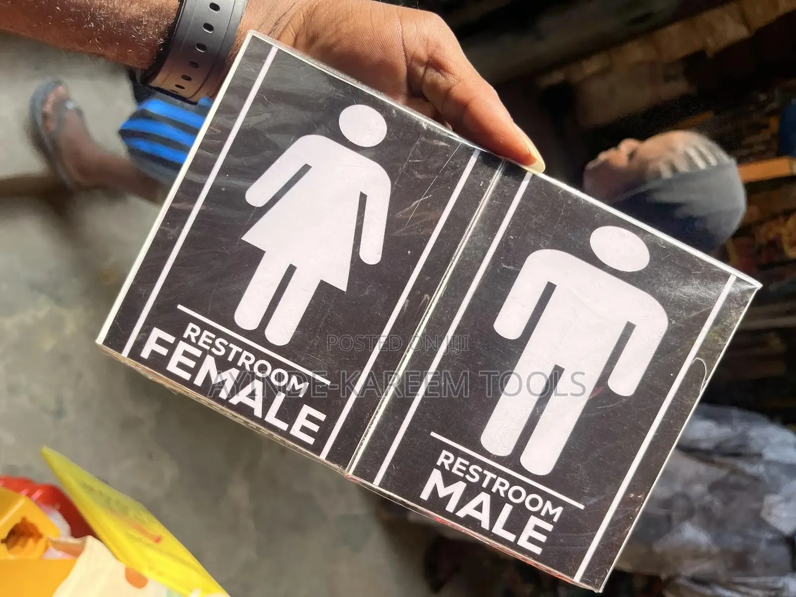 Male And Female Restroom Signs