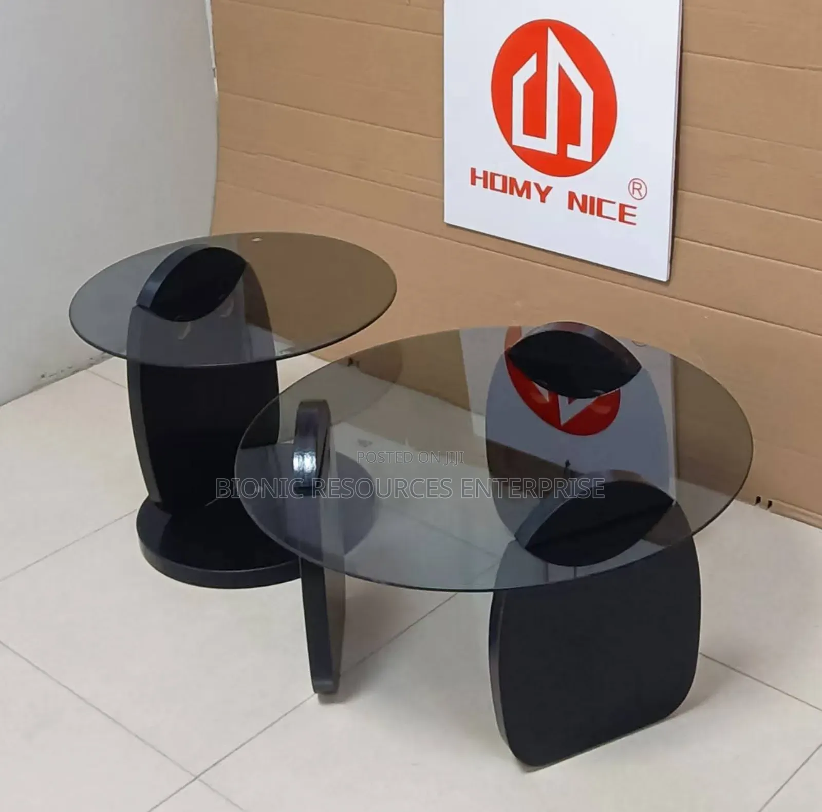 2 in 1 Glass Center Table
