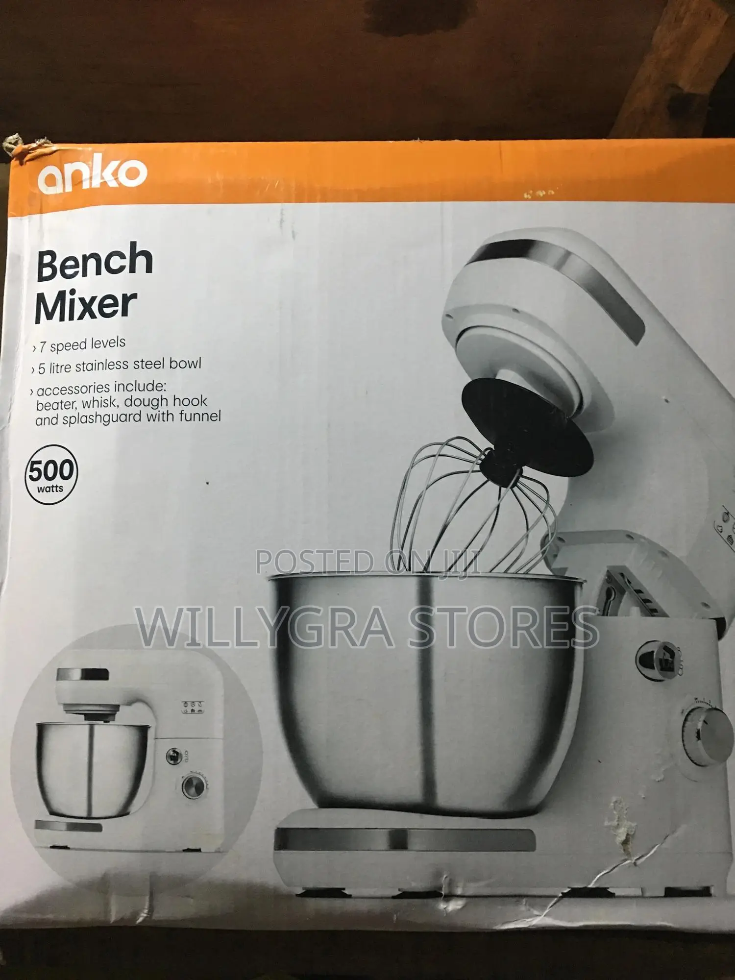 Anko 500w Mix Master 5l Kitchen Stand