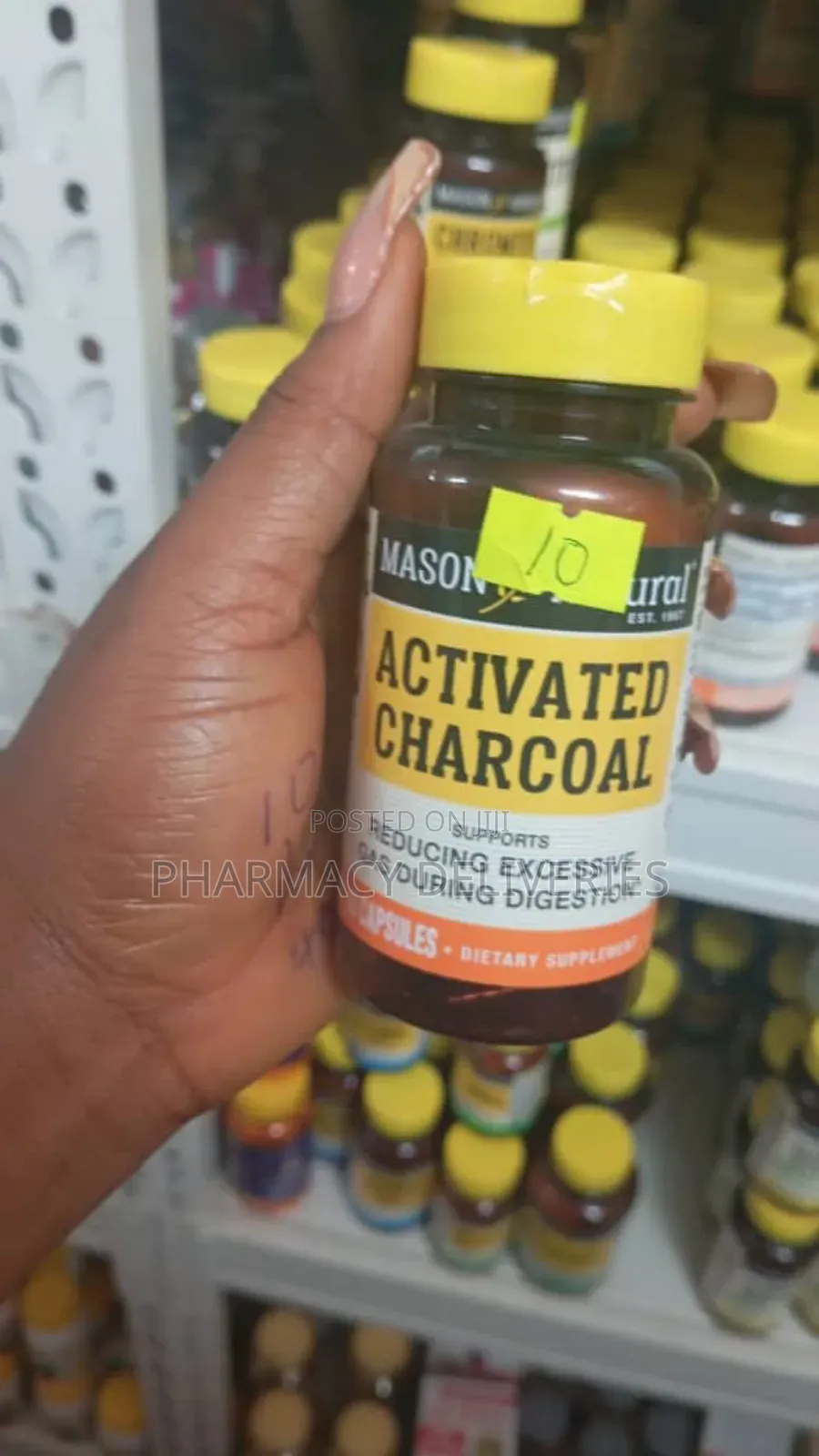 Natural Activated Charcoal – Digestive Comfort Support 
