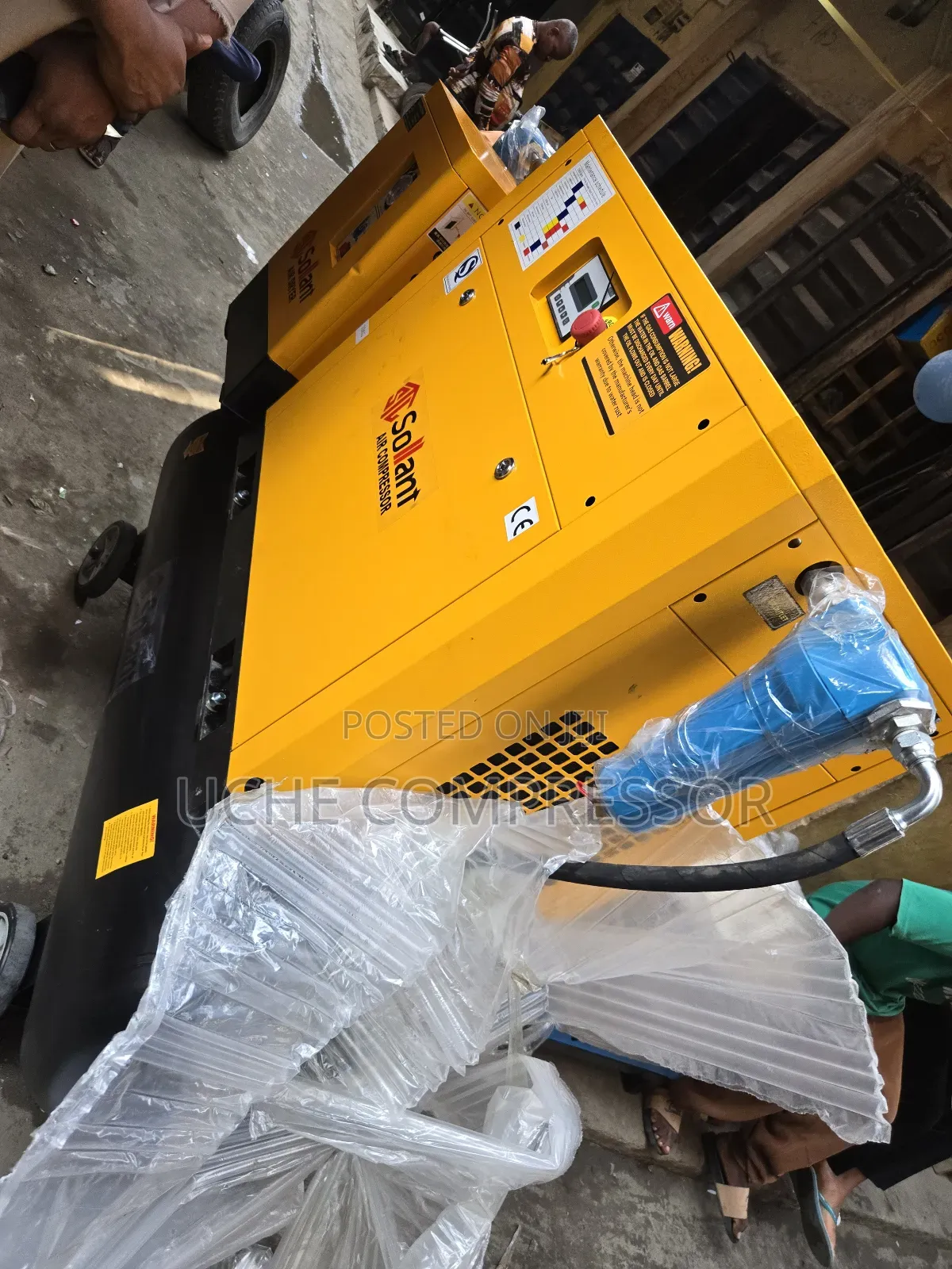 10hp Screw Compressor With Air Tank And Dryer