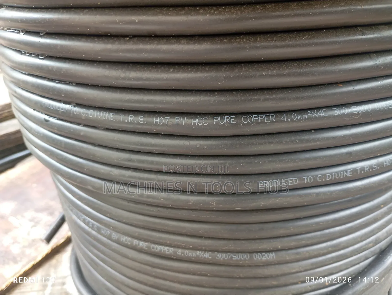 Trs Ho7 4mm 4core Flexible Electric Cables / Wire