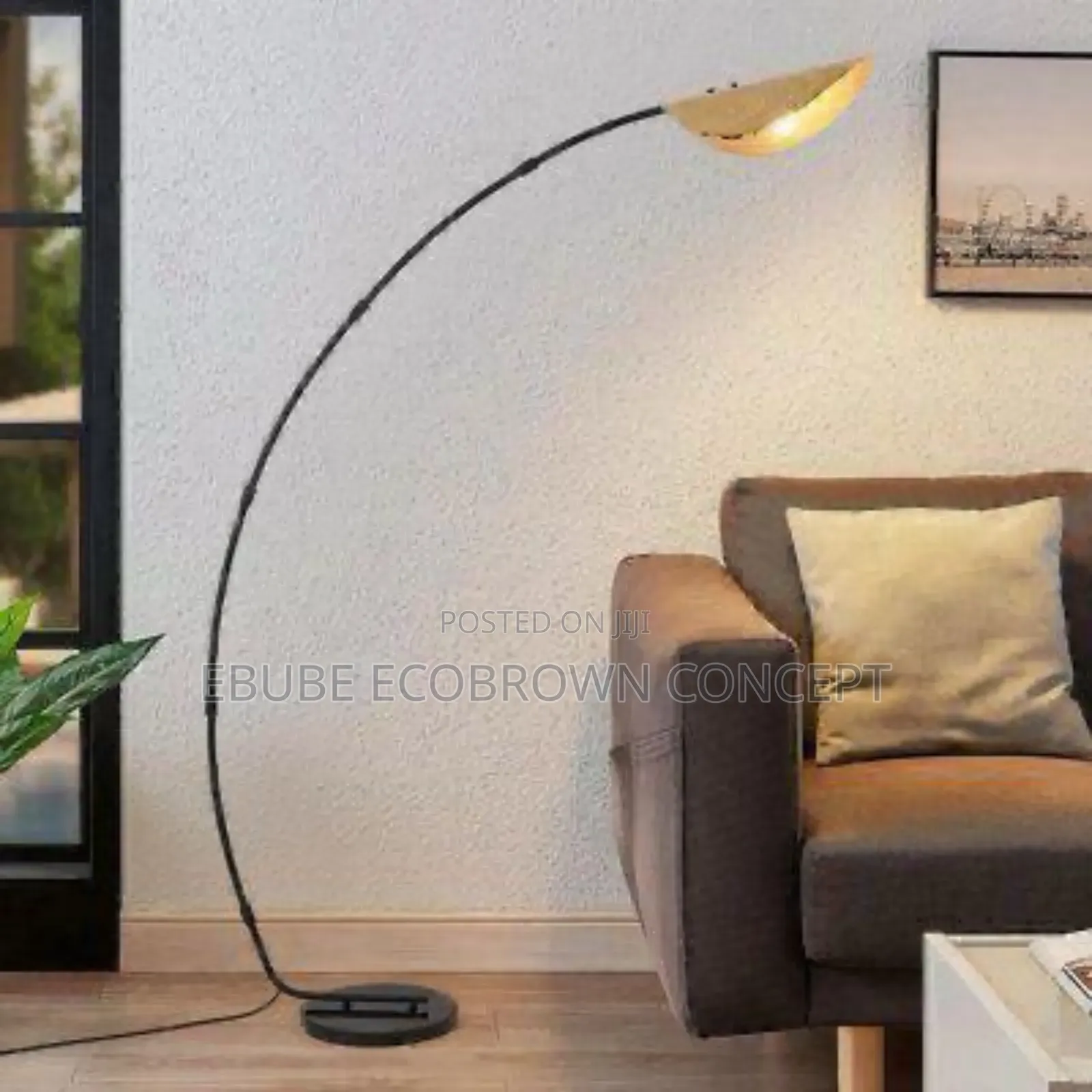 Modern Technology Curved Bedside Living Room Floor Lamp Light