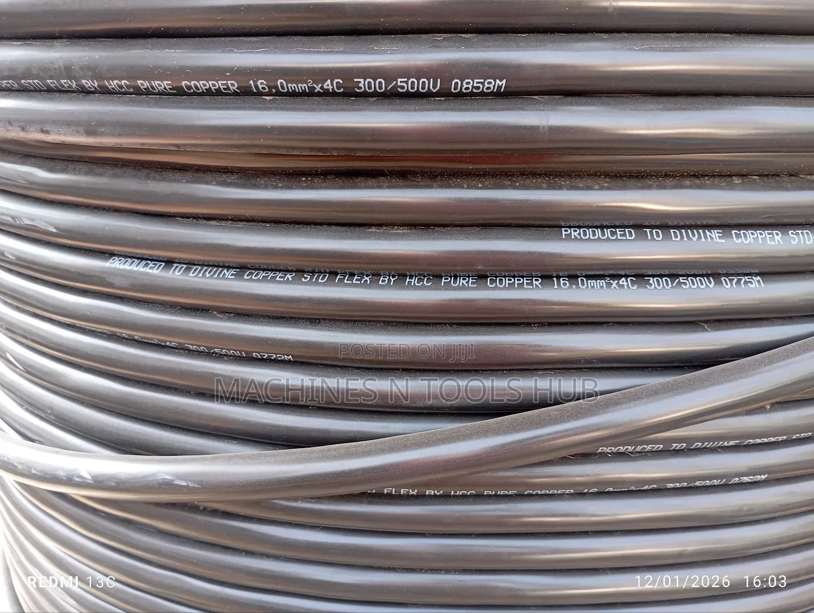 Trs Ho7 16mm 4 Core Flexible Electric Wire