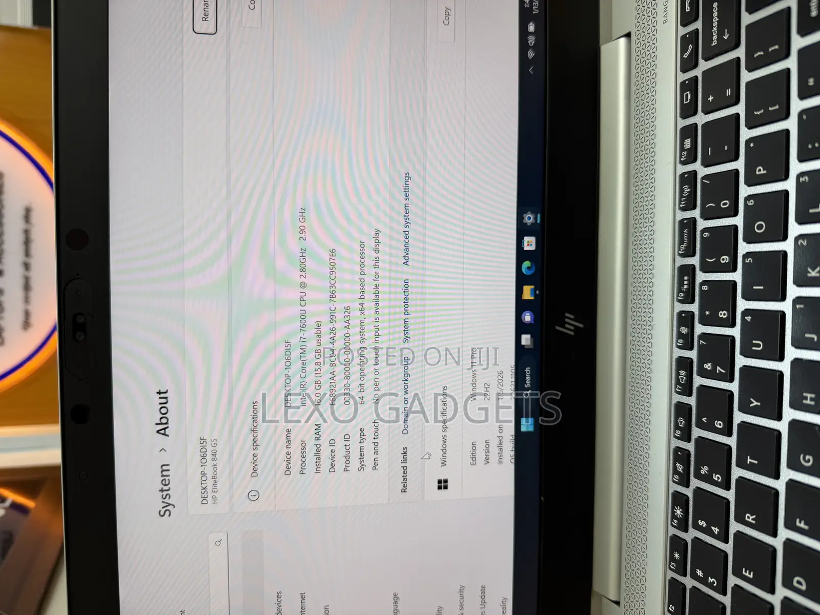 Laptop HP EliteBook 840 G5 16GB Intel Core I7 SSD 512GB