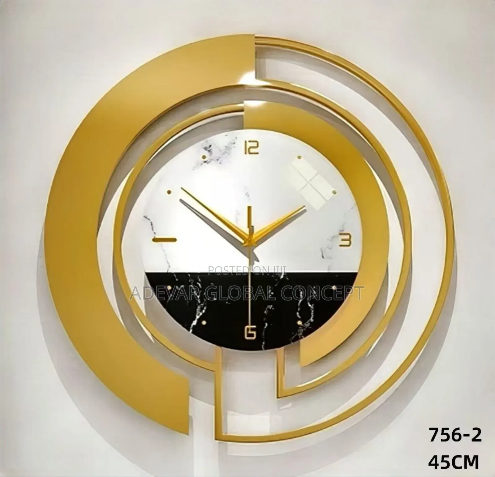 45cm Luxury Wall Clock
Home Office Decor - Swipe for Different Designs