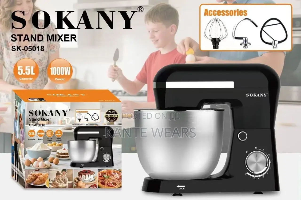 Sokany Stand Mixer 5.5 Liters