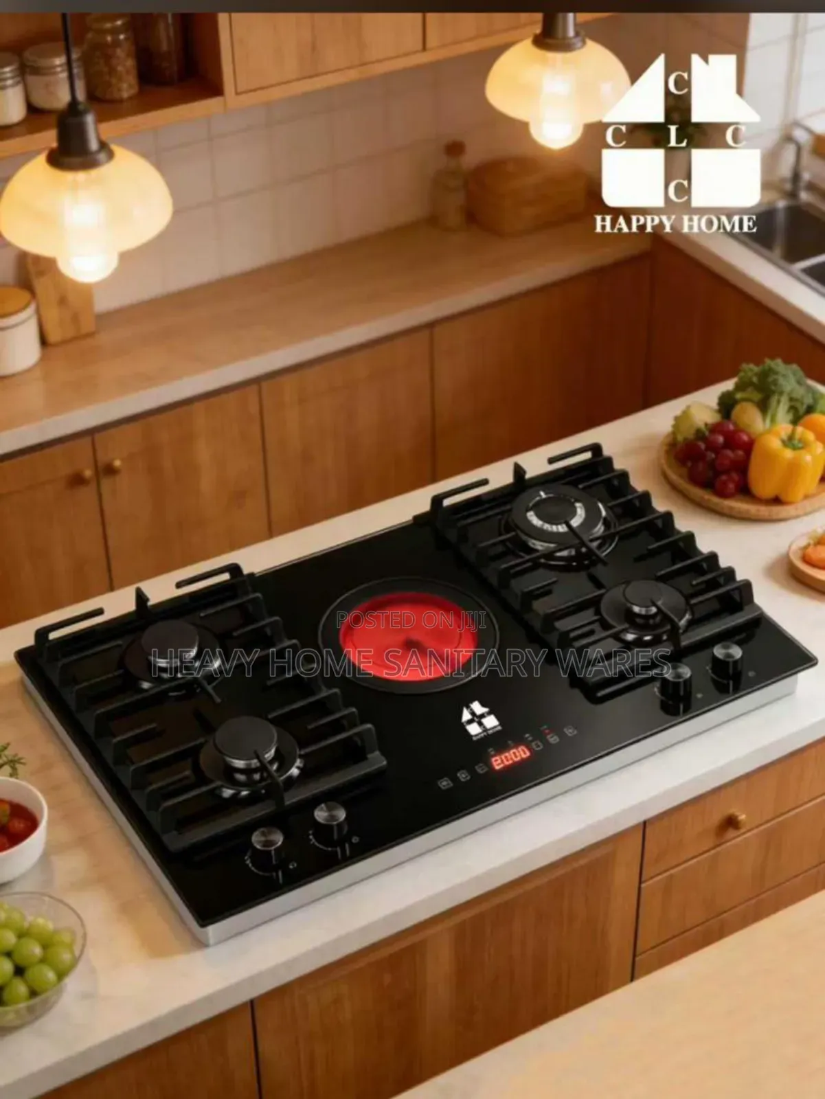 Happy Home Gas Burner With Electric