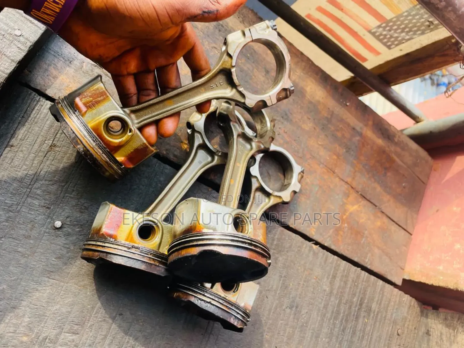2ar Piston and Connecting Rod for Camry, Venza and Rav4 4plug Engine