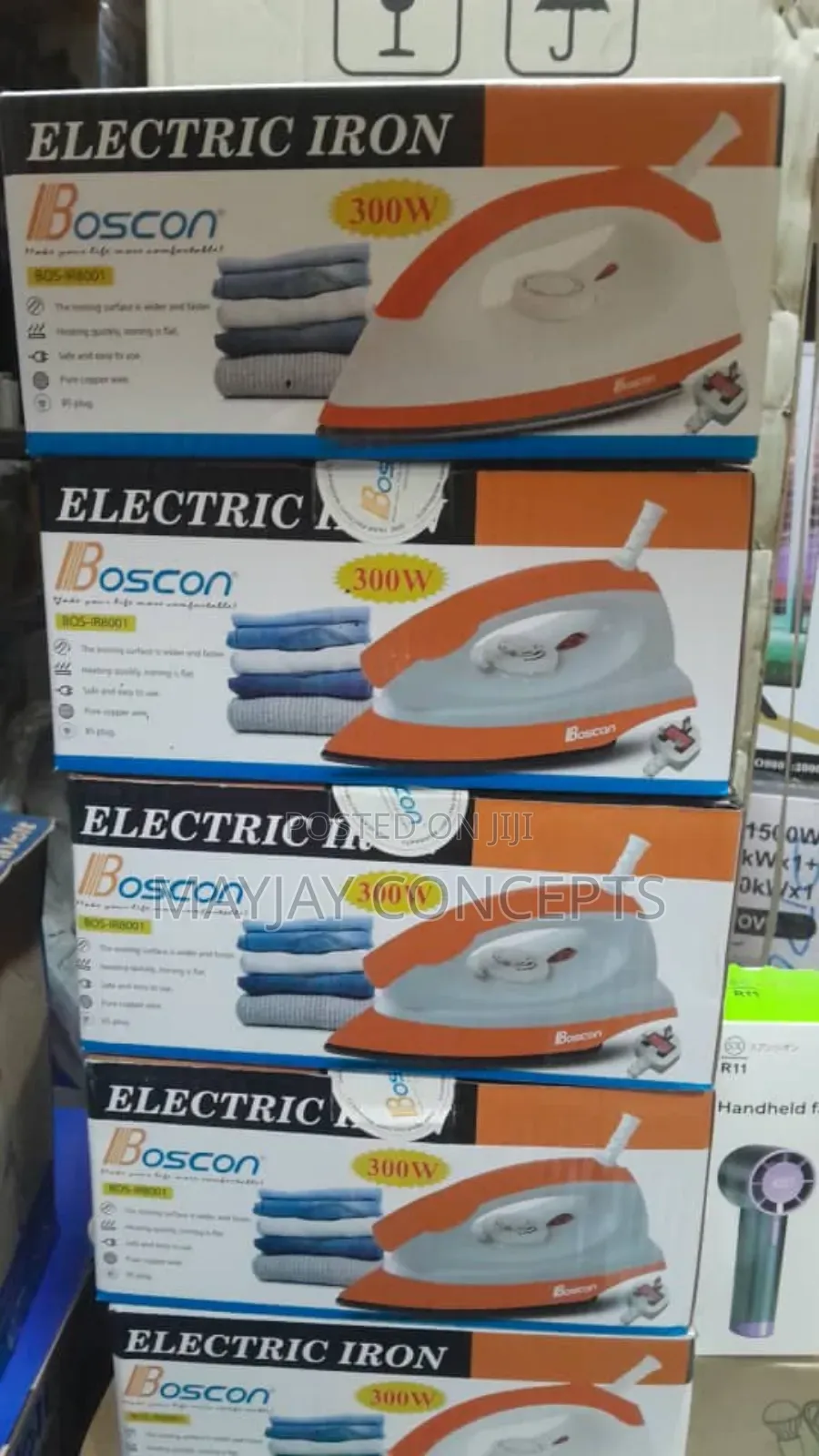 Boscon 300watts Solar Iron-low Consumption For Solar And Electricity