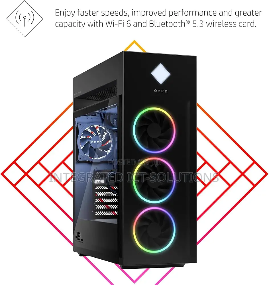 New Desktop Computer HP Omen 40L 16GB Intel Core I7 SSD 1T