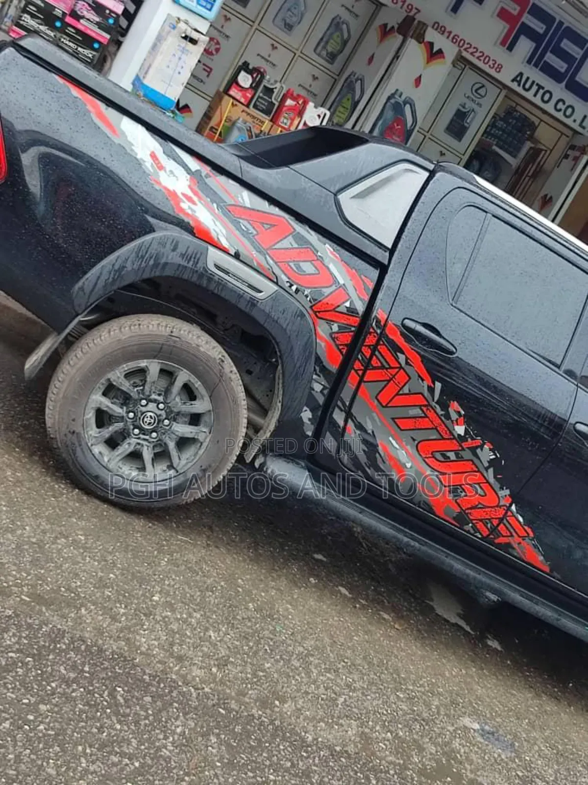 Adventure Hilux Body Sticker and Pickups